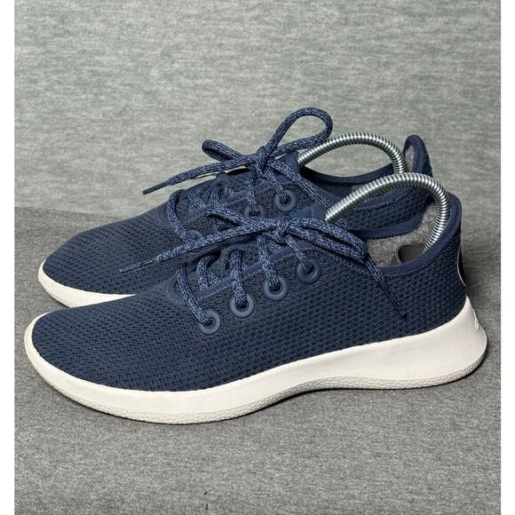 Allbirds Womens Tree Runner Blue Ridge (White Sole) Running Shoes Size 6 Comfort - Picture 5 of 7